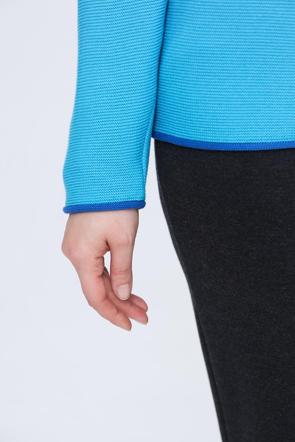 Пуловер Rabe collection бирюзовый