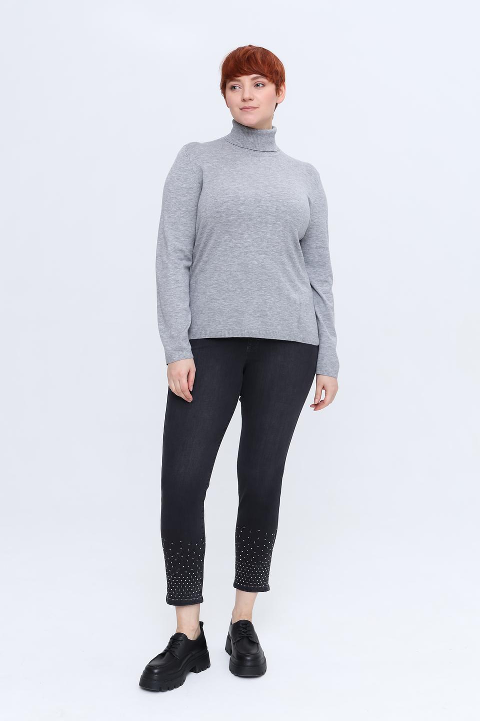 Джинсы с декором Rabe collection чёрные