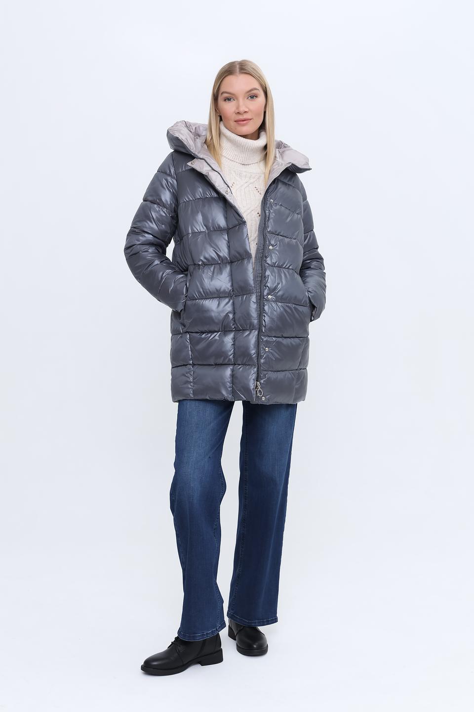 Куртка Pezzo стеганая серая