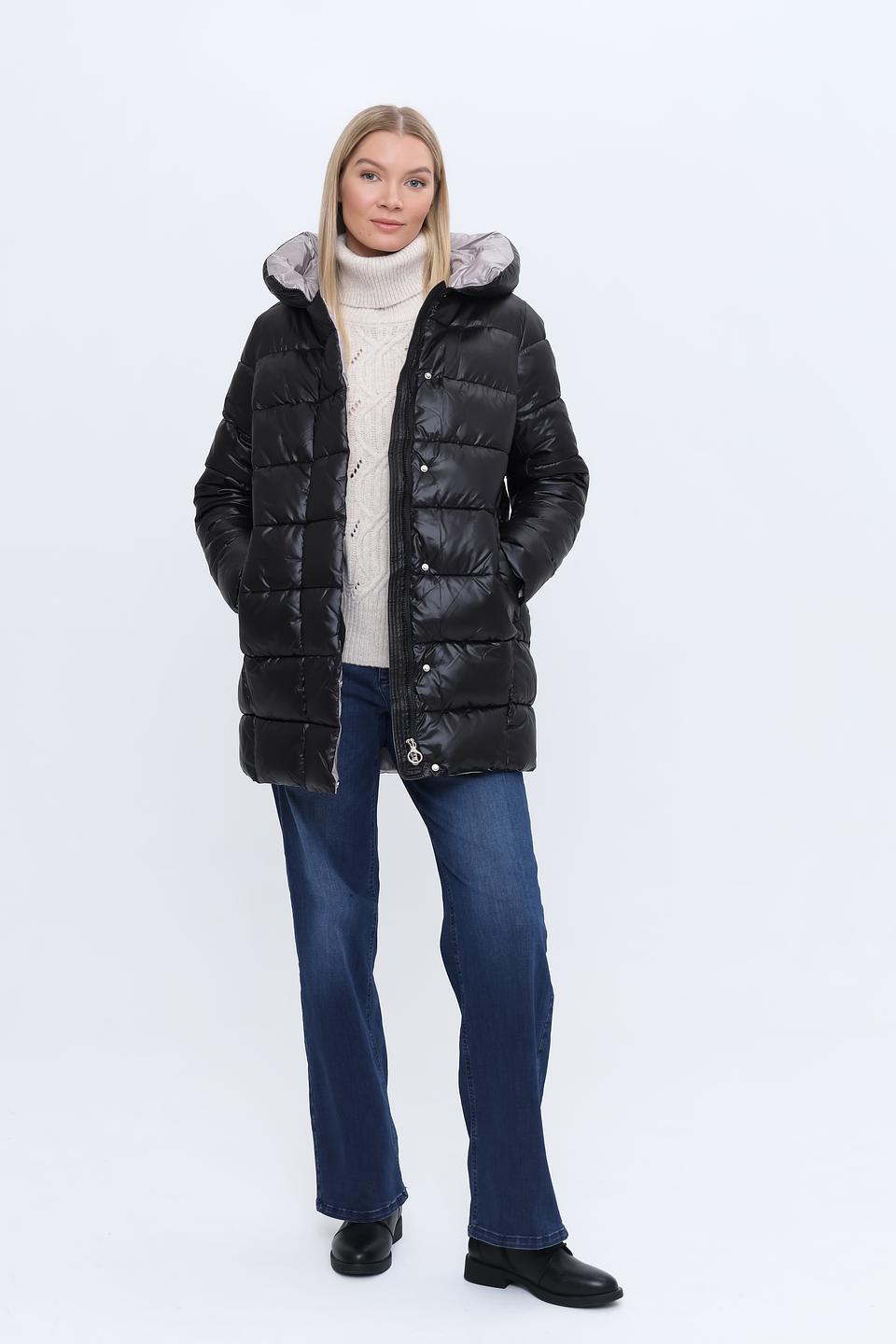 Куртка Pezzo чёрная стеганая