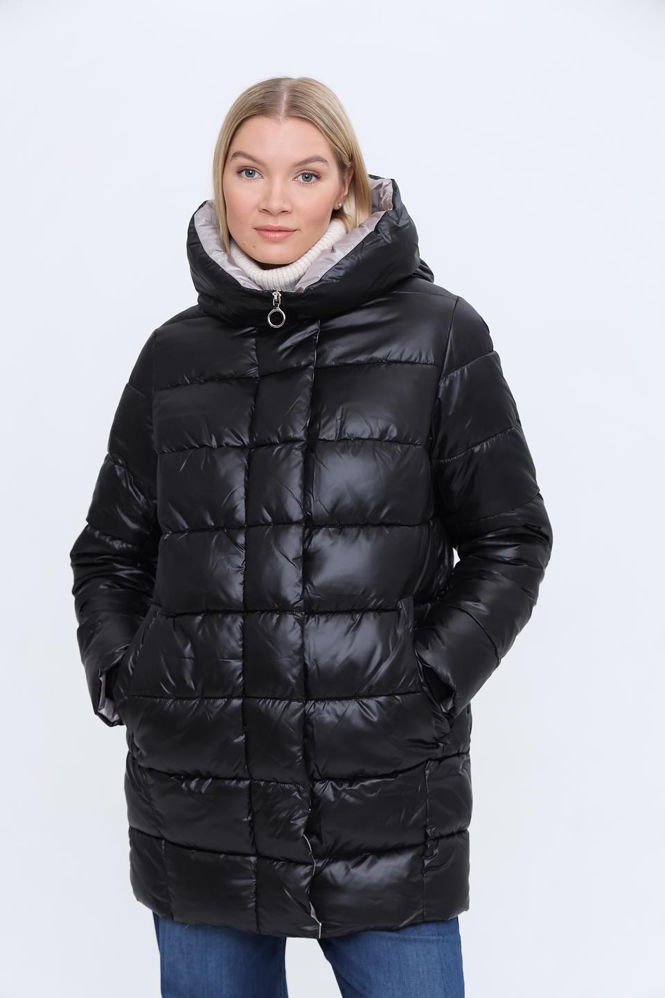 Куртка Pezzo чёрная стеганая