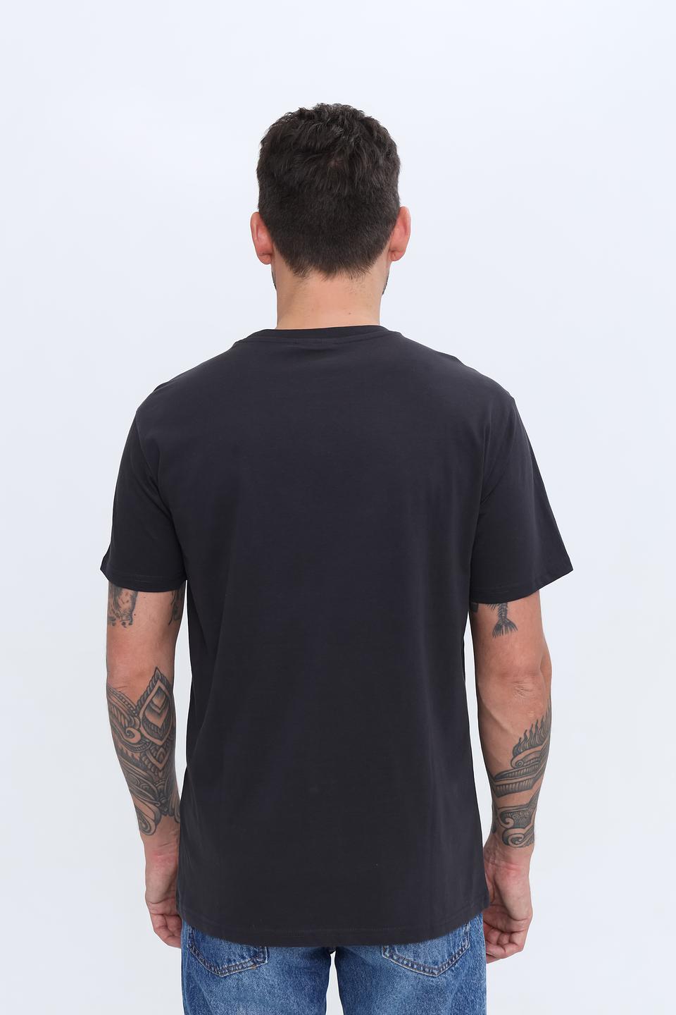 Футболка Alcott с принтом чёрная