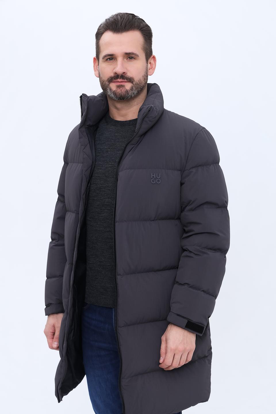 Пальто Hugo муж. графитовое