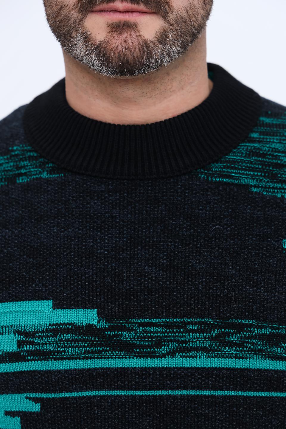 Джемпер Boss Orange с узором чёрный