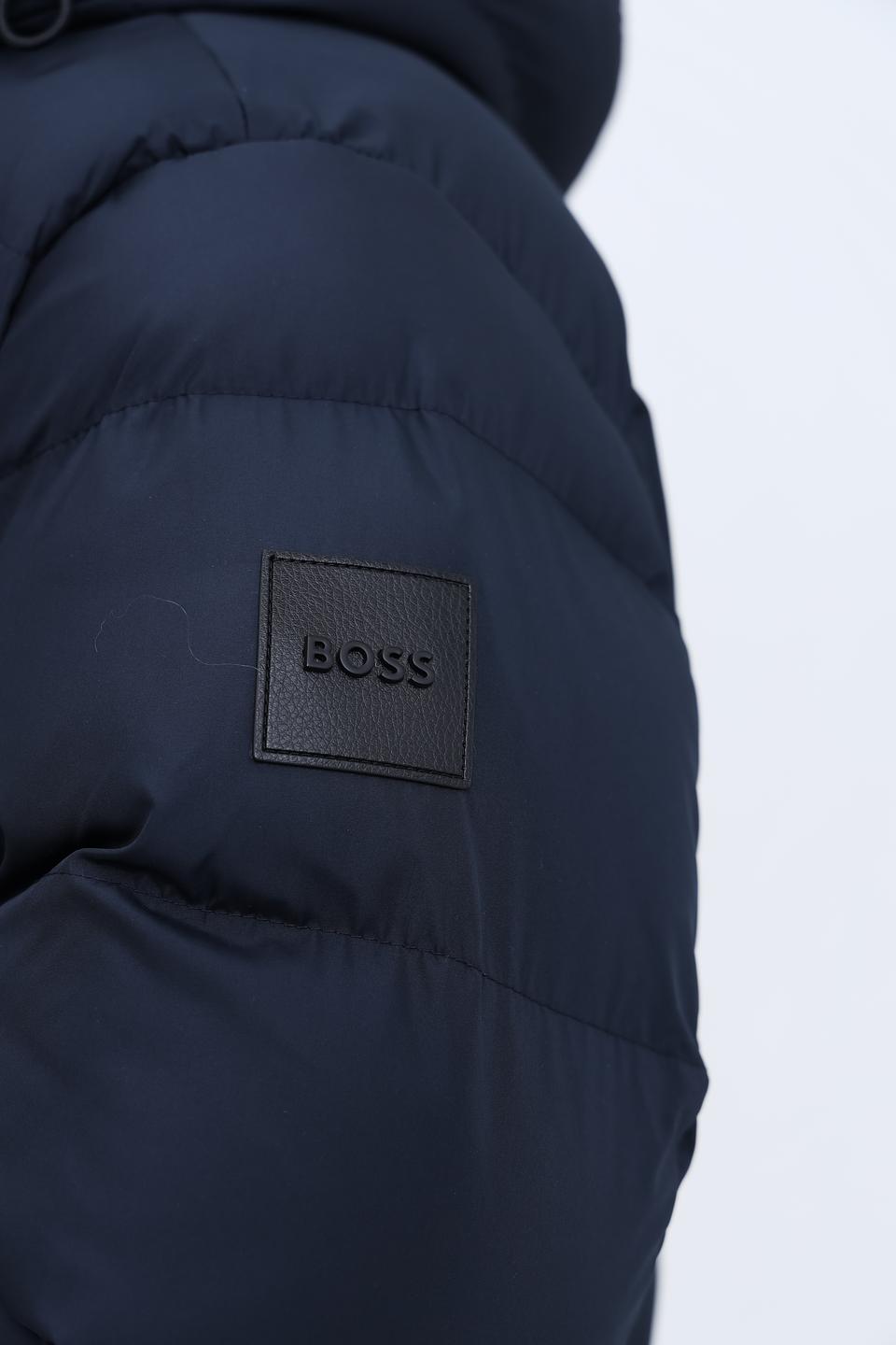 Куртка Boss Black стеганая синяя