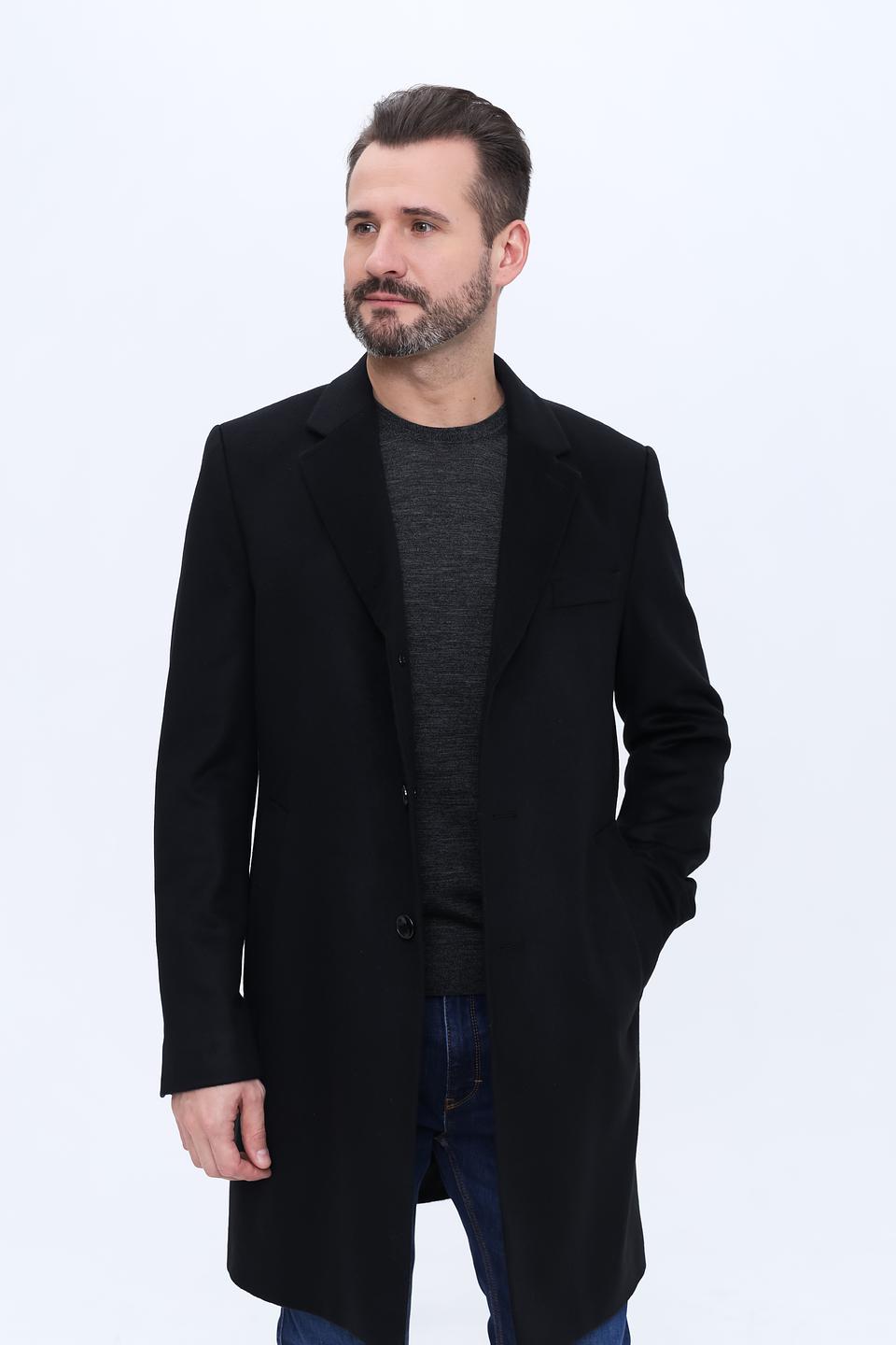 Пальто Boss Black чёрное