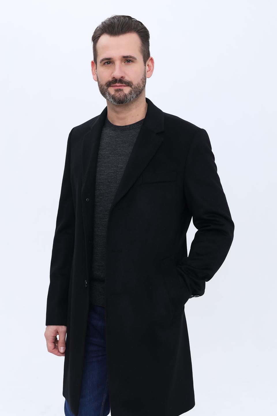 Пальто Boss Black чёрное