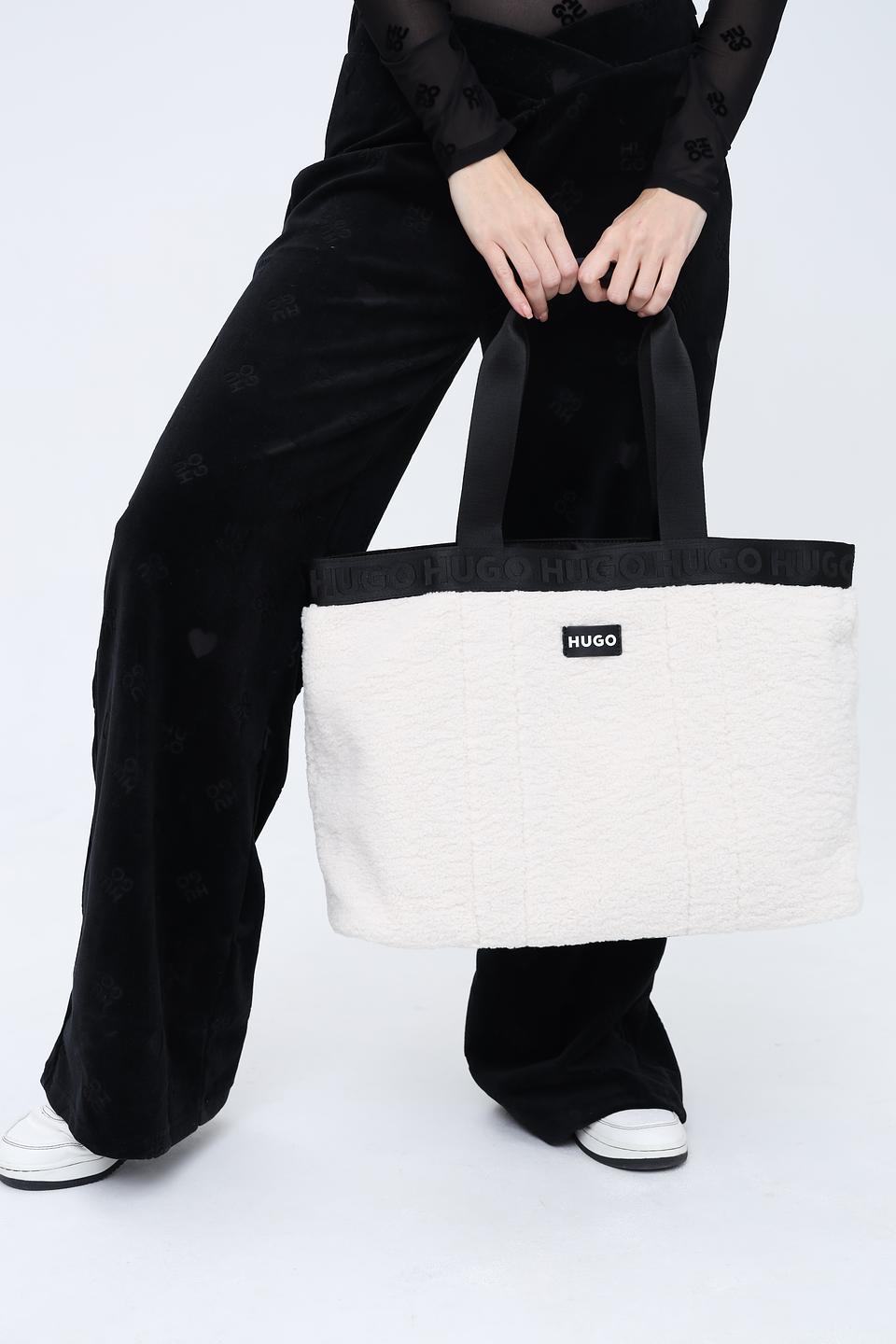 Сумка Hugo женская стеганая бежевая