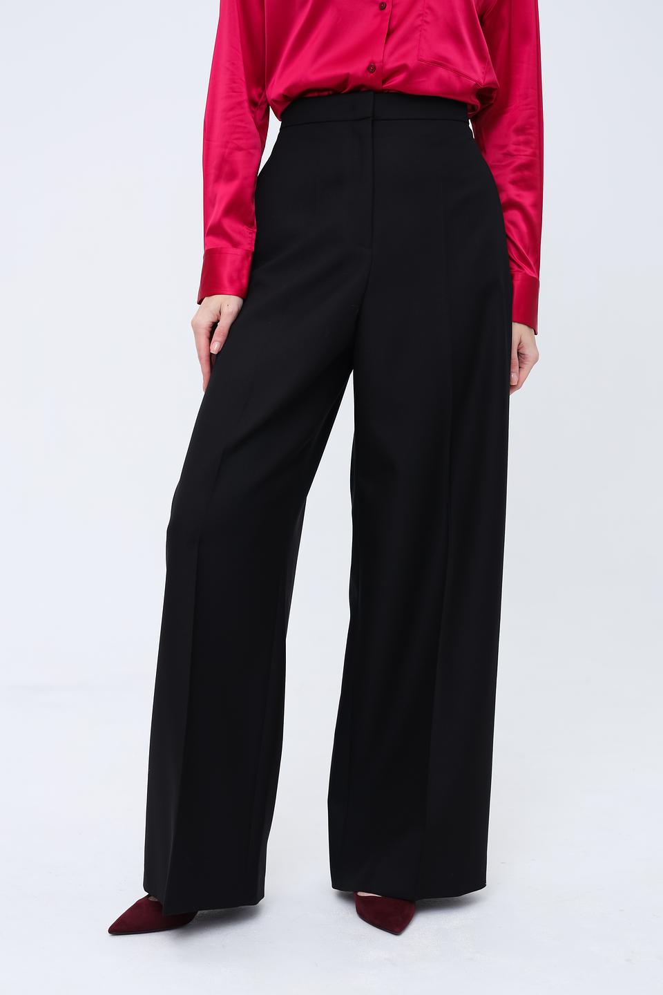 Брюки Boss Black широкие чёрные