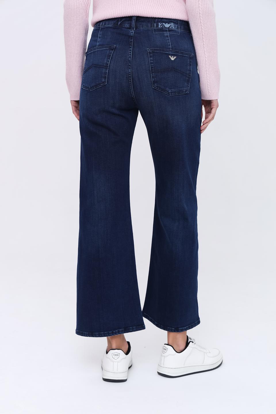 Джинсы Emporio Armani клеш тёмно-синие