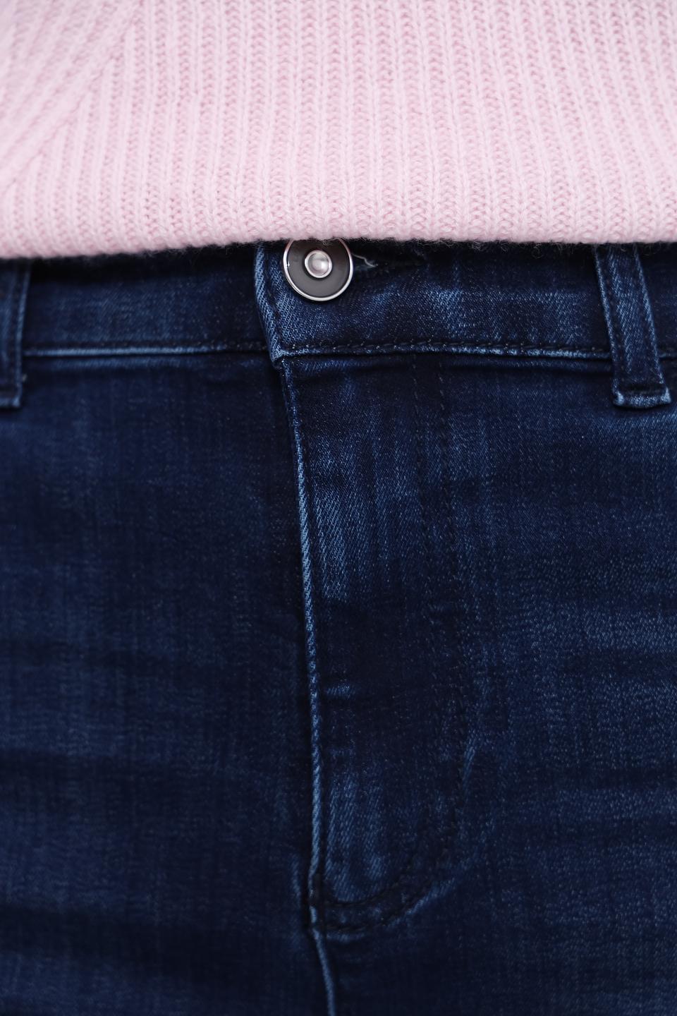 Джинсы Emporio Armani клеш тёмно-синие