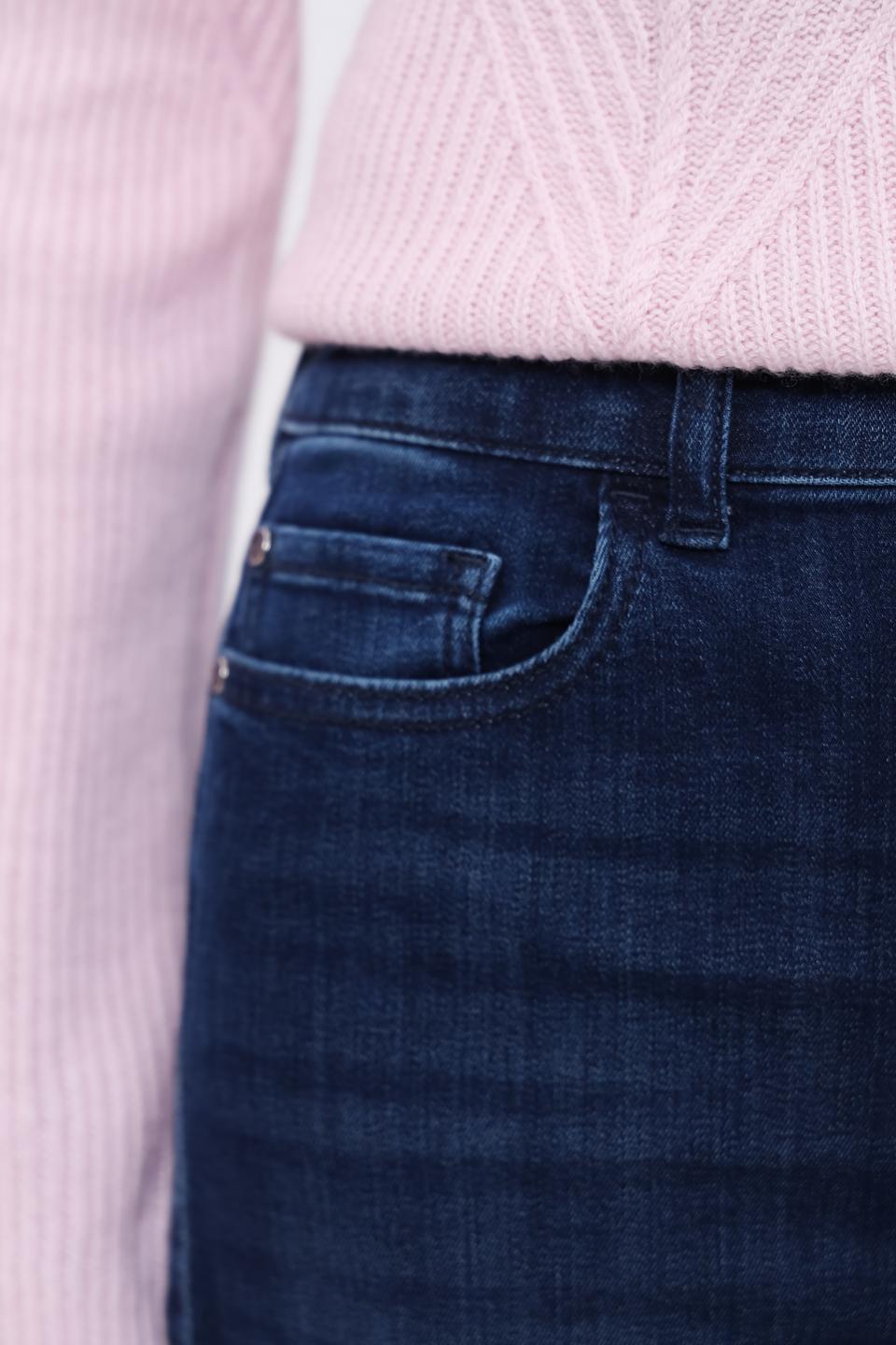 Джинсы Emporio Armani клеш тёмно-синие