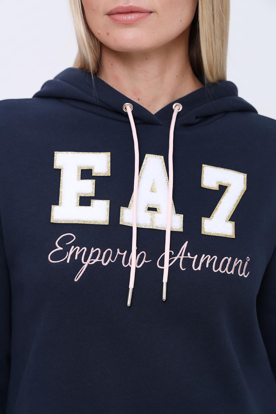 Толстовка EA7 женская с логотипом