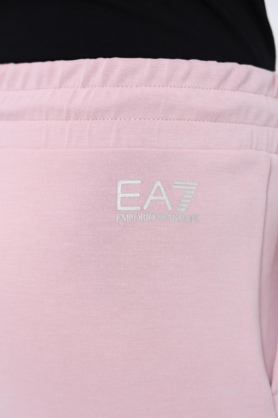 Спортивные брюки EA7 пудрово-розовые