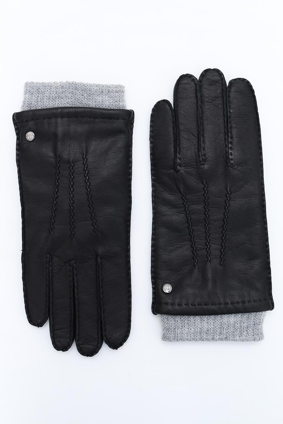 Перчатки Roeckl кожа чёрные