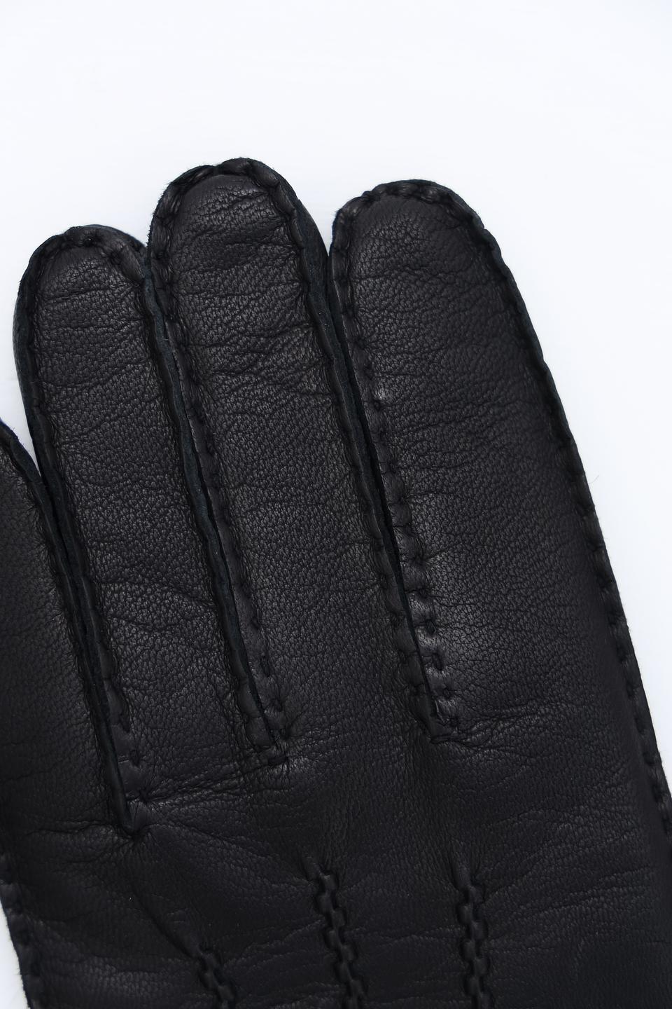 Перчатки Roeckl кожа чёрные