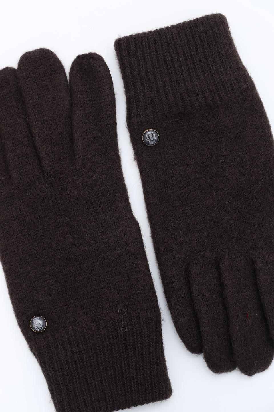 Перчатки Roeckl шерстяные коричневые