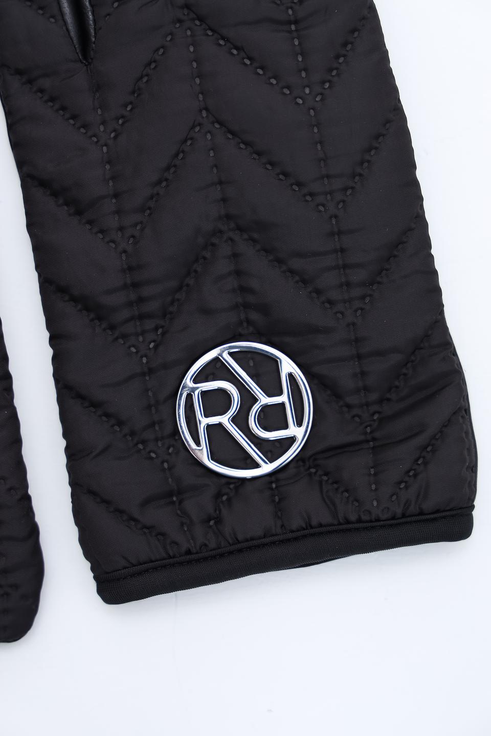 Перчатки Roeckl стеганые черные