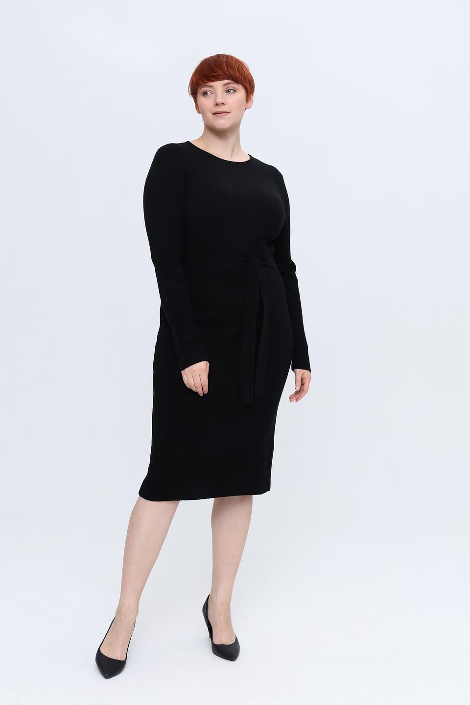 Платье Gerry Weber черное с поясом