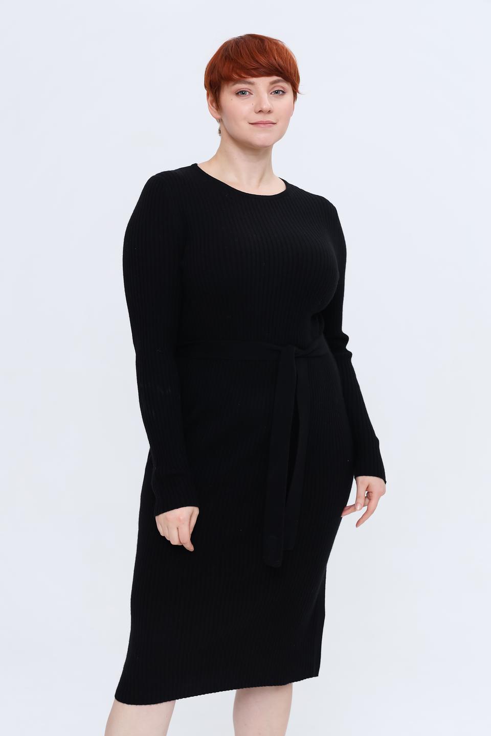 Платье Gerry Weber черное с поясом