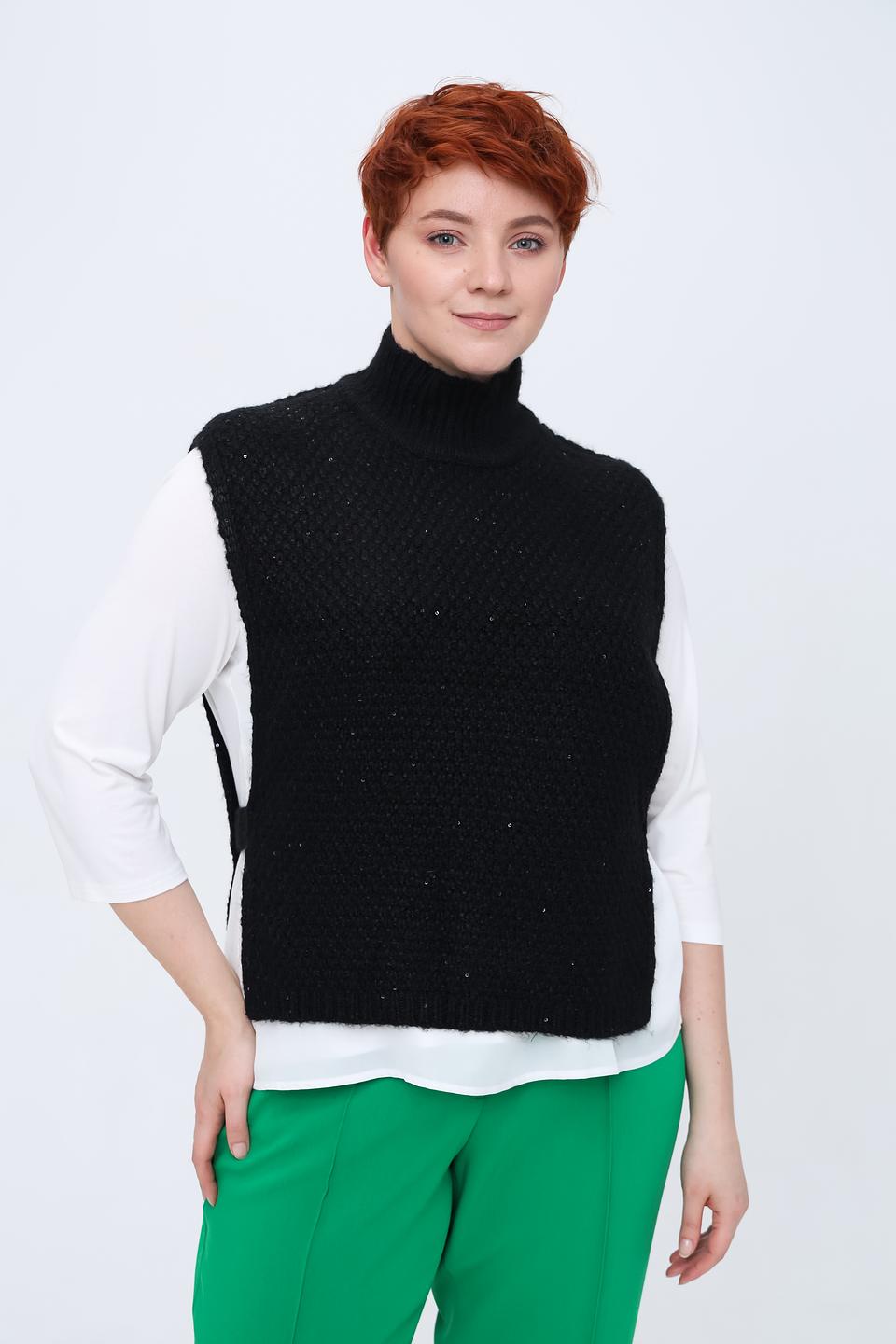 Жилет Gerry Weber чёрный с узором