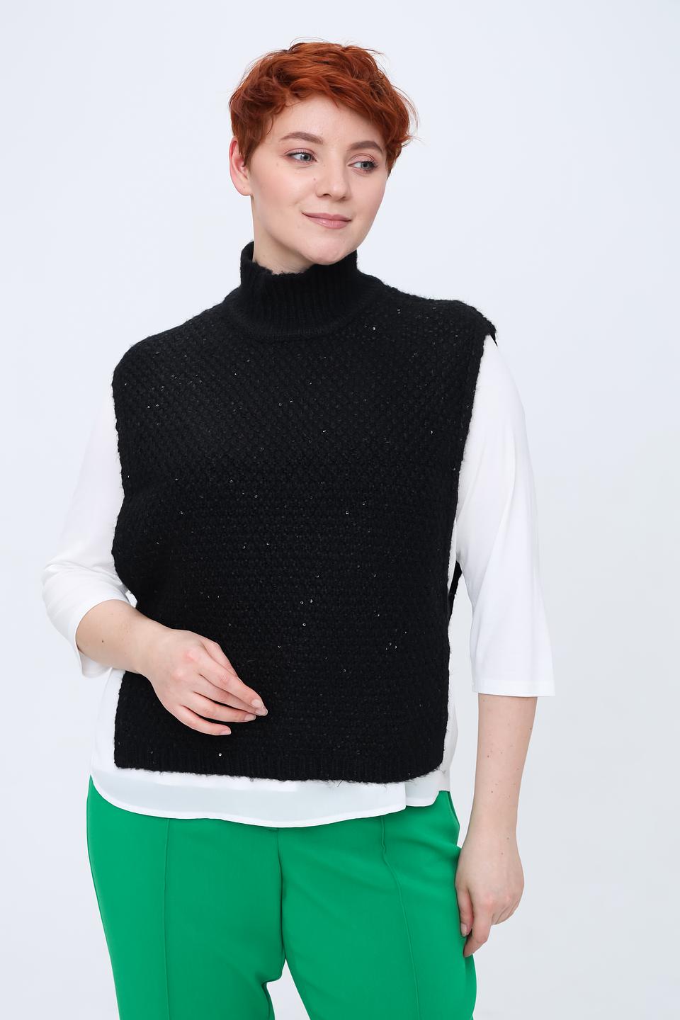 Жилет Gerry Weber чёрный с узором