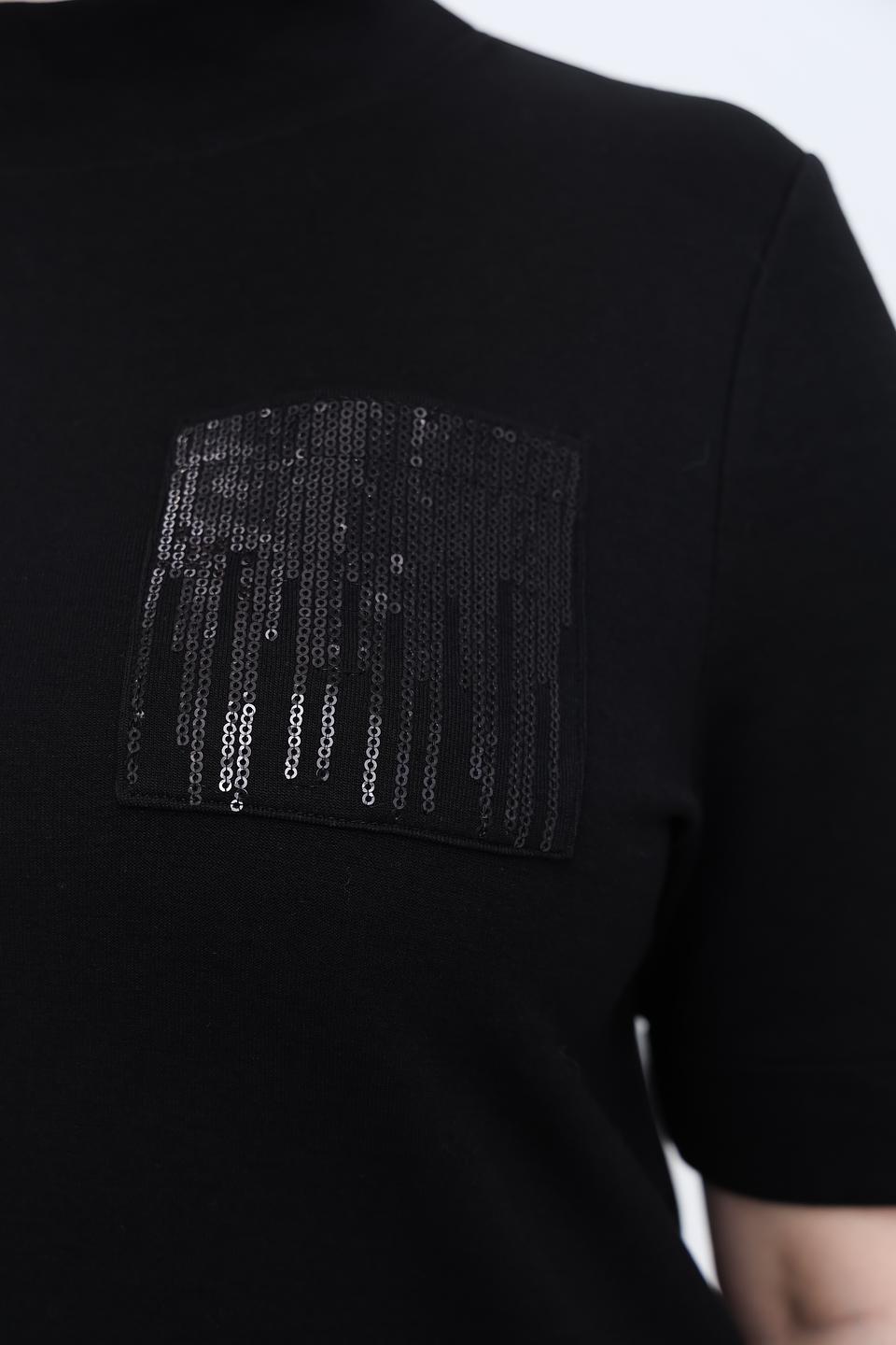 Пуловер Gerry Weber чёрный с декором