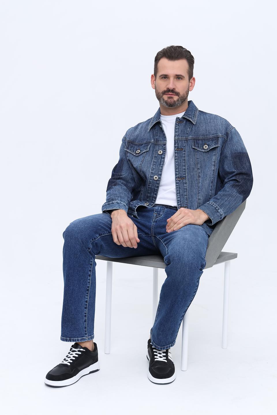 Куртка джинсовая Pezzo синяя