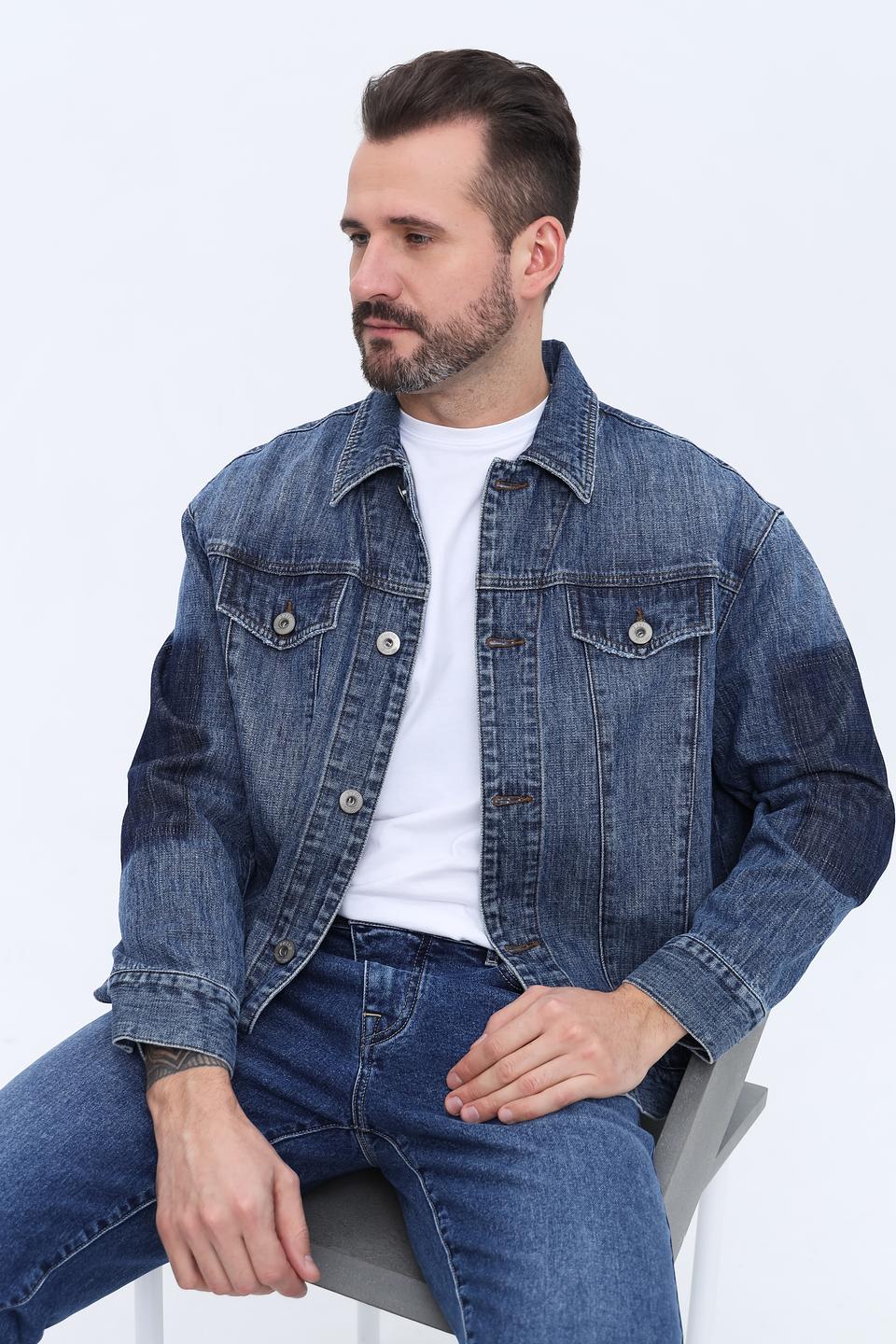 Куртка джинсовая Pezzo синяя