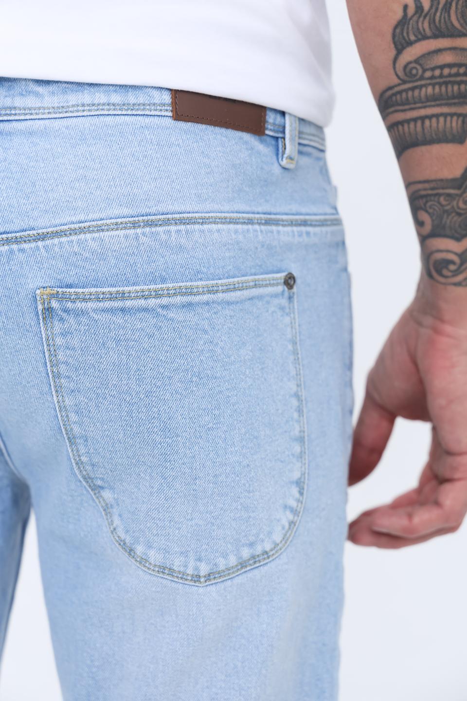 Джинсы Pezzo голубые relaxed