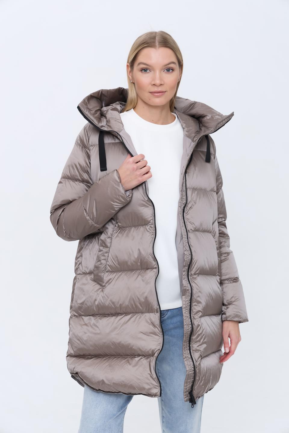 Пальто Bomboogie стеганое бронзовое
