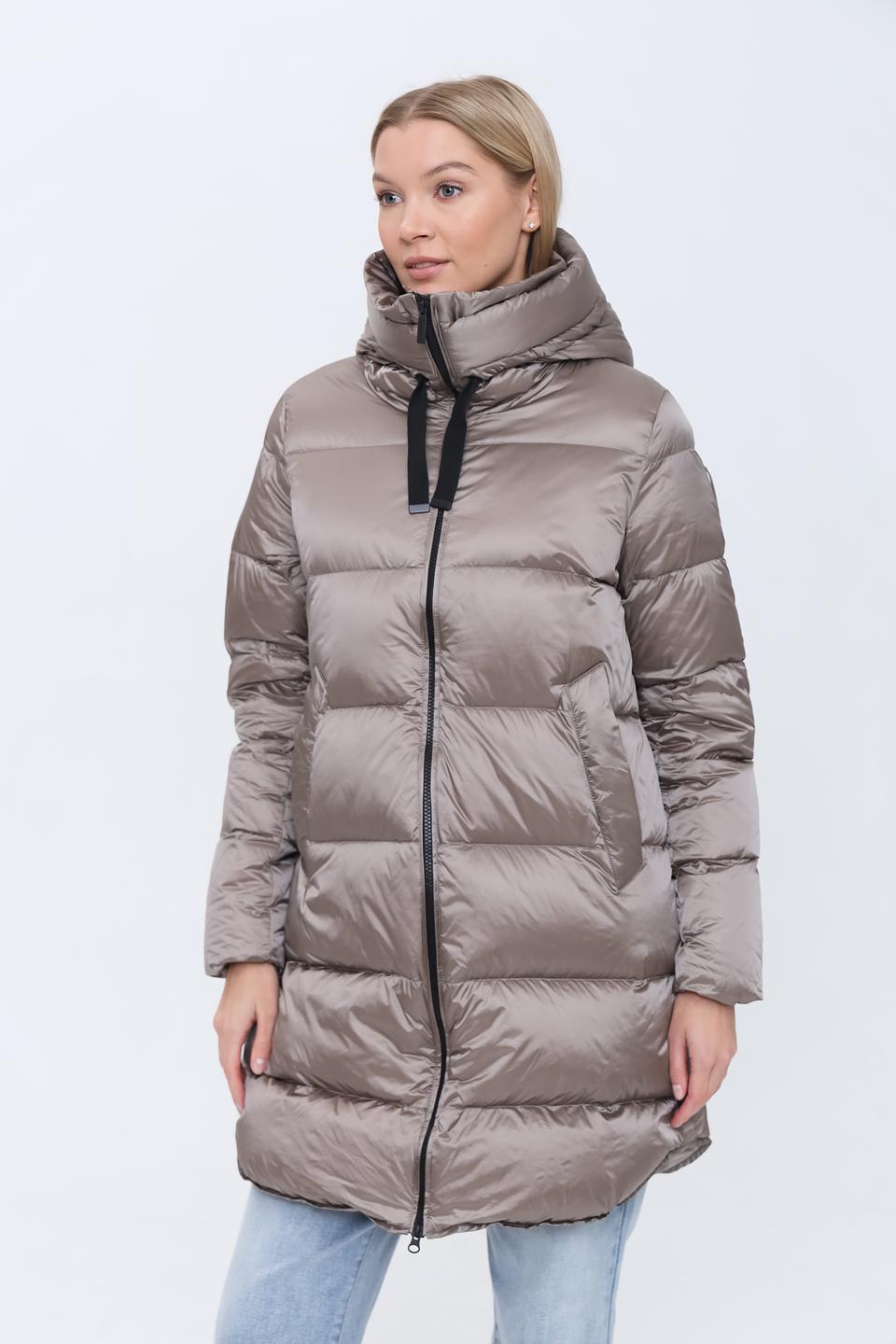 Пальто Bomboogie стеганое бронзовое