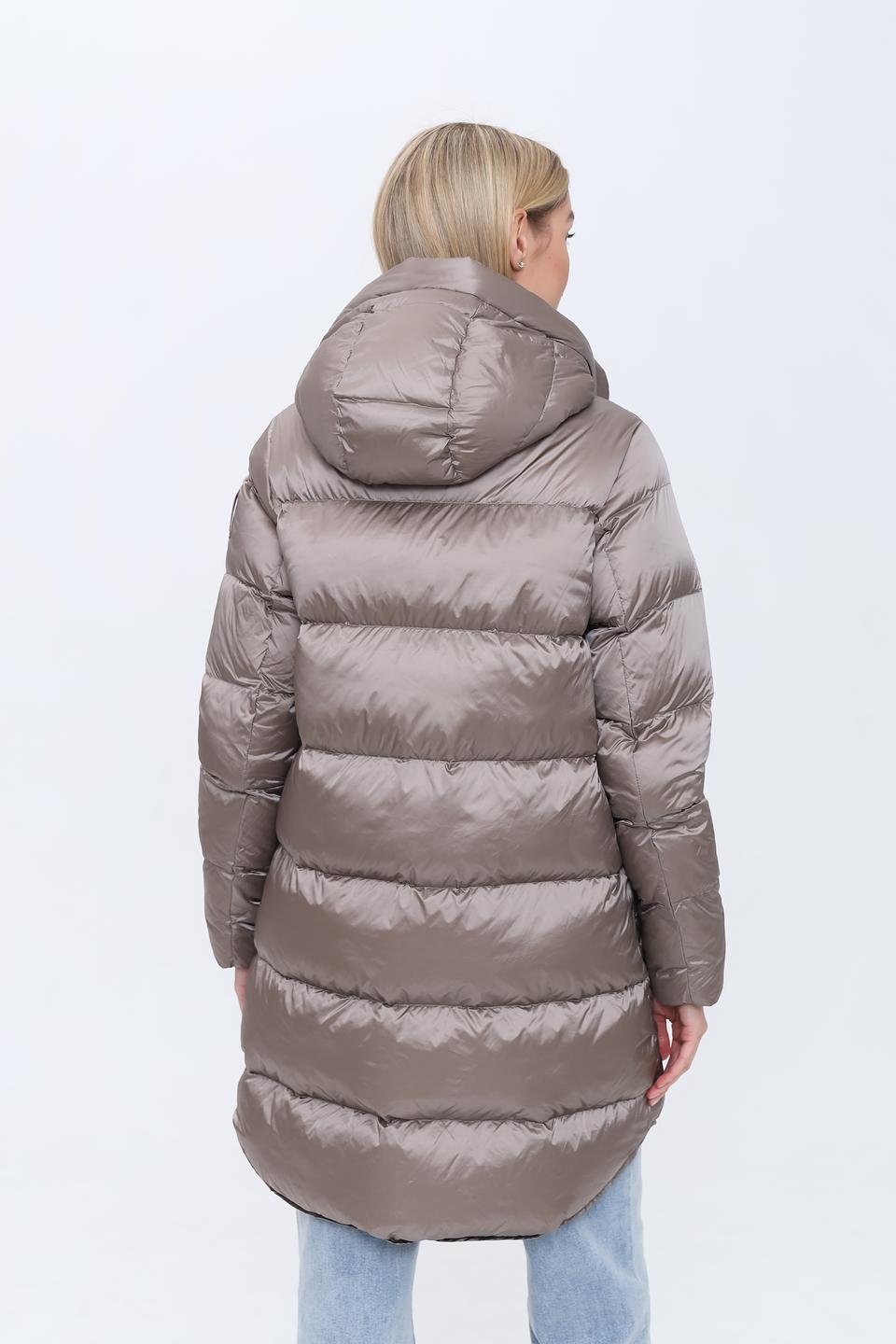 Пальто Bomboogie стеганое бронзовое