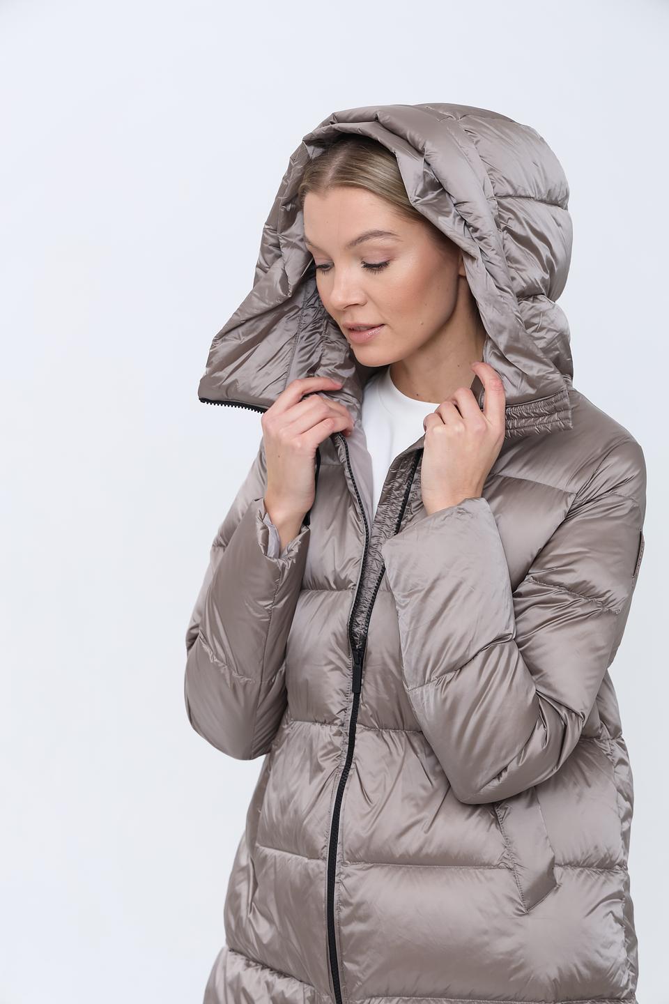 Пальто Bomboogie стеганое бронзовое