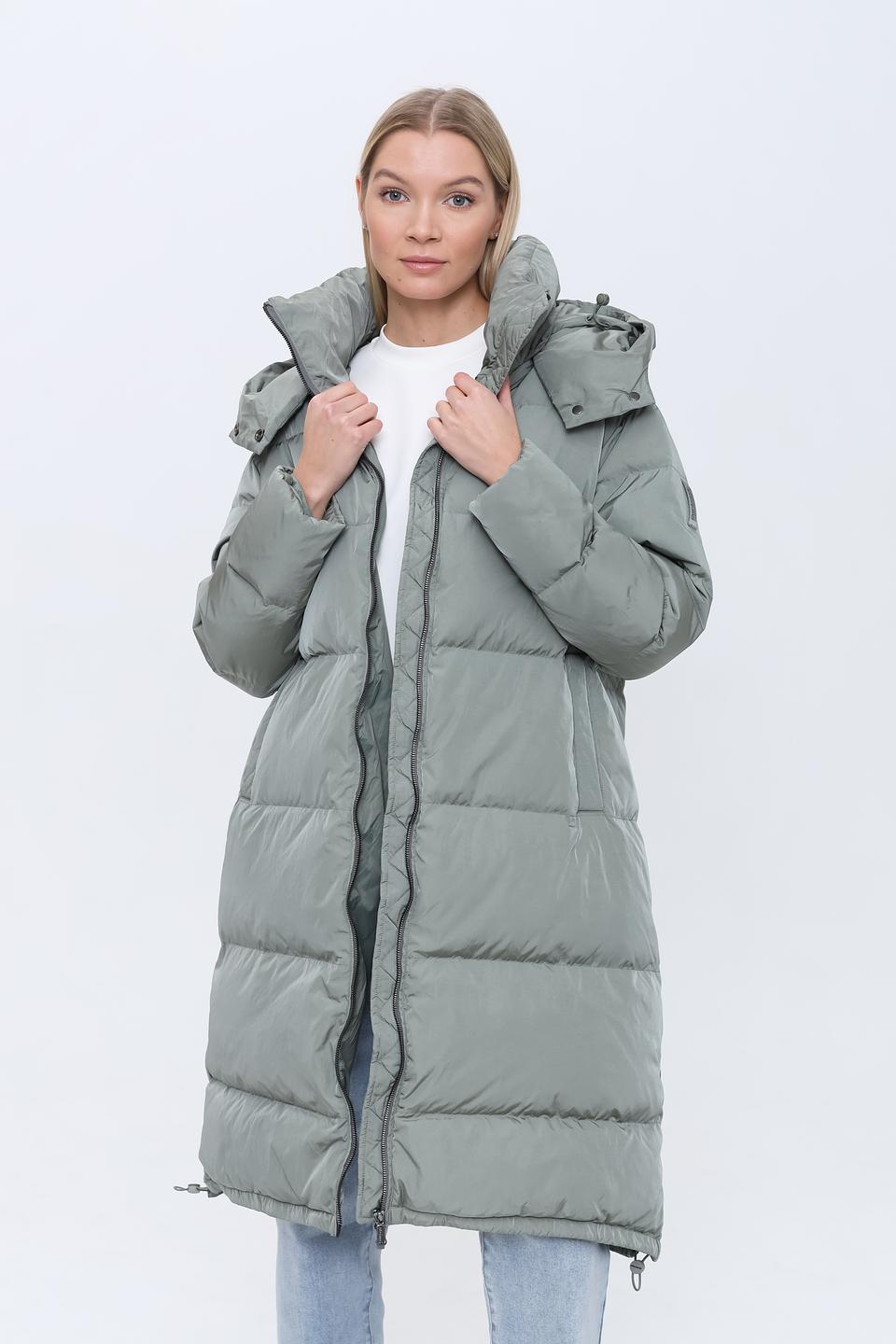 Пальто Bomboogie стеганое оливковое