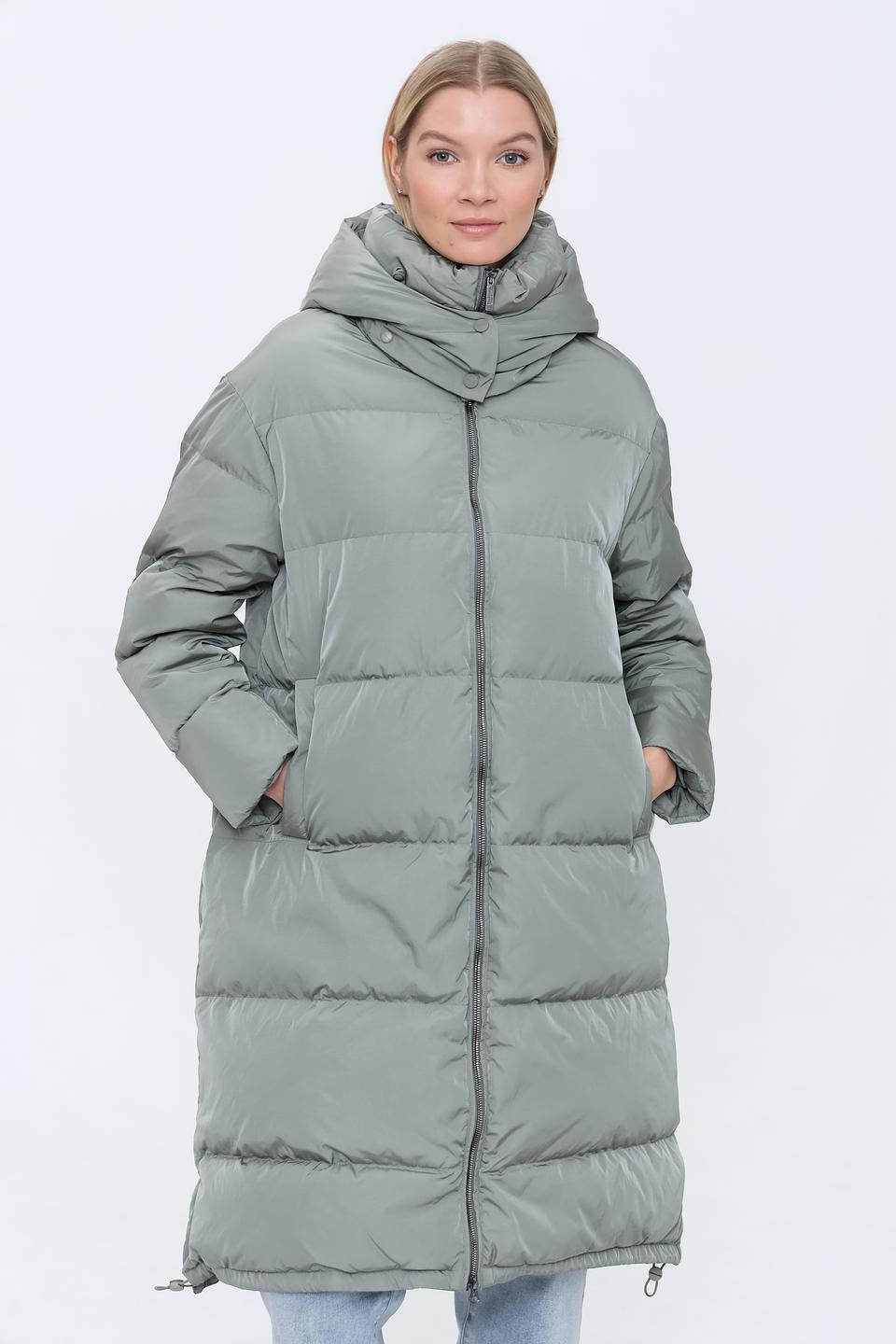Пальто Bomboogie стеганое оливковое