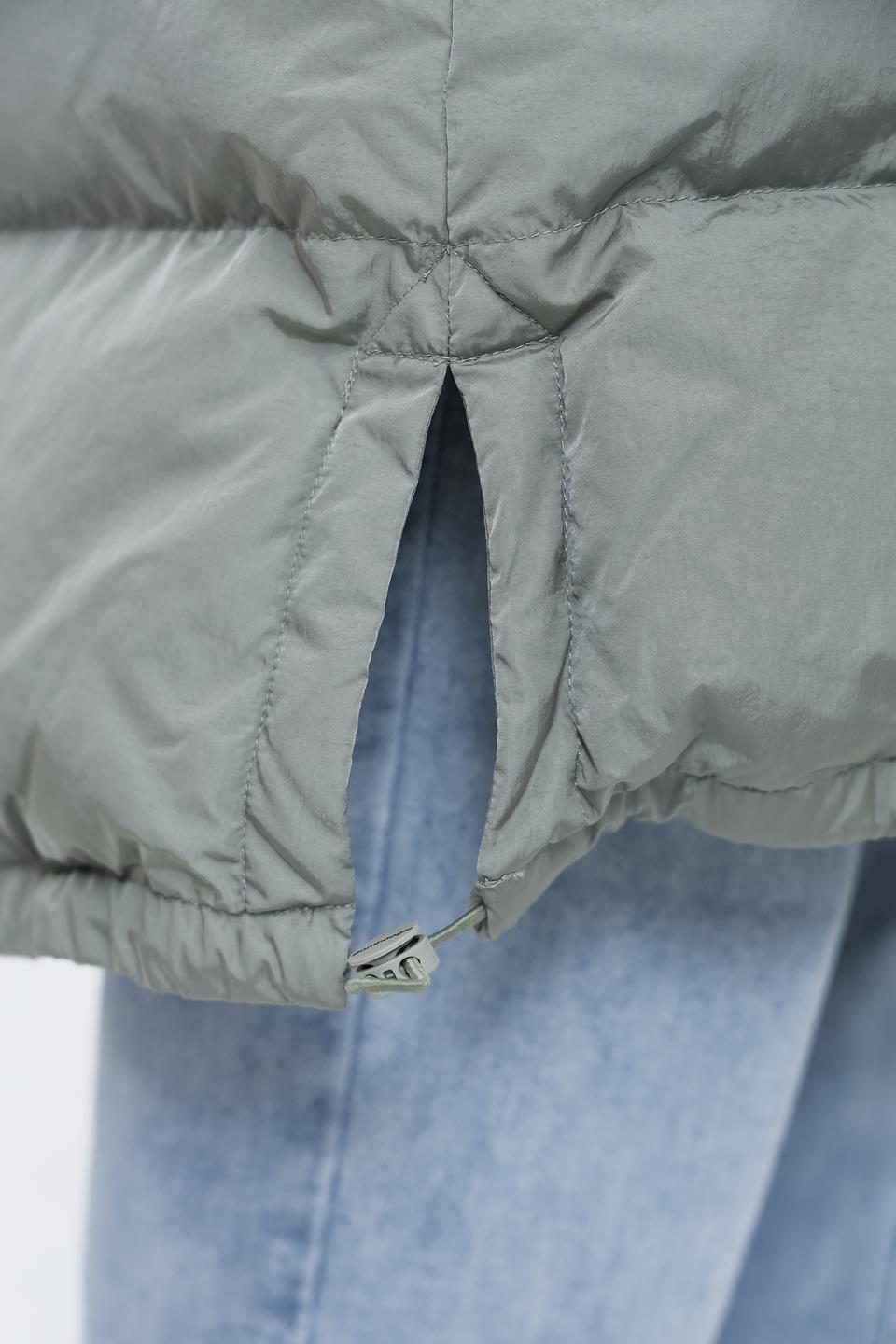 Пальто Bomboogie стеганое оливковое