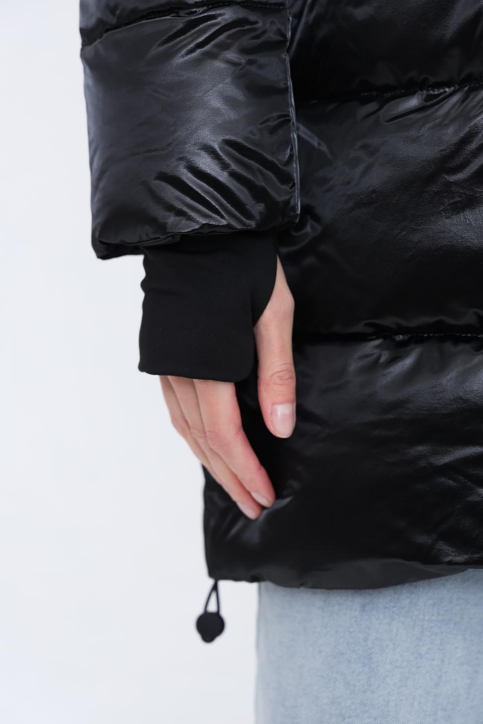 Пальто Bomboogie стеганое чёрное