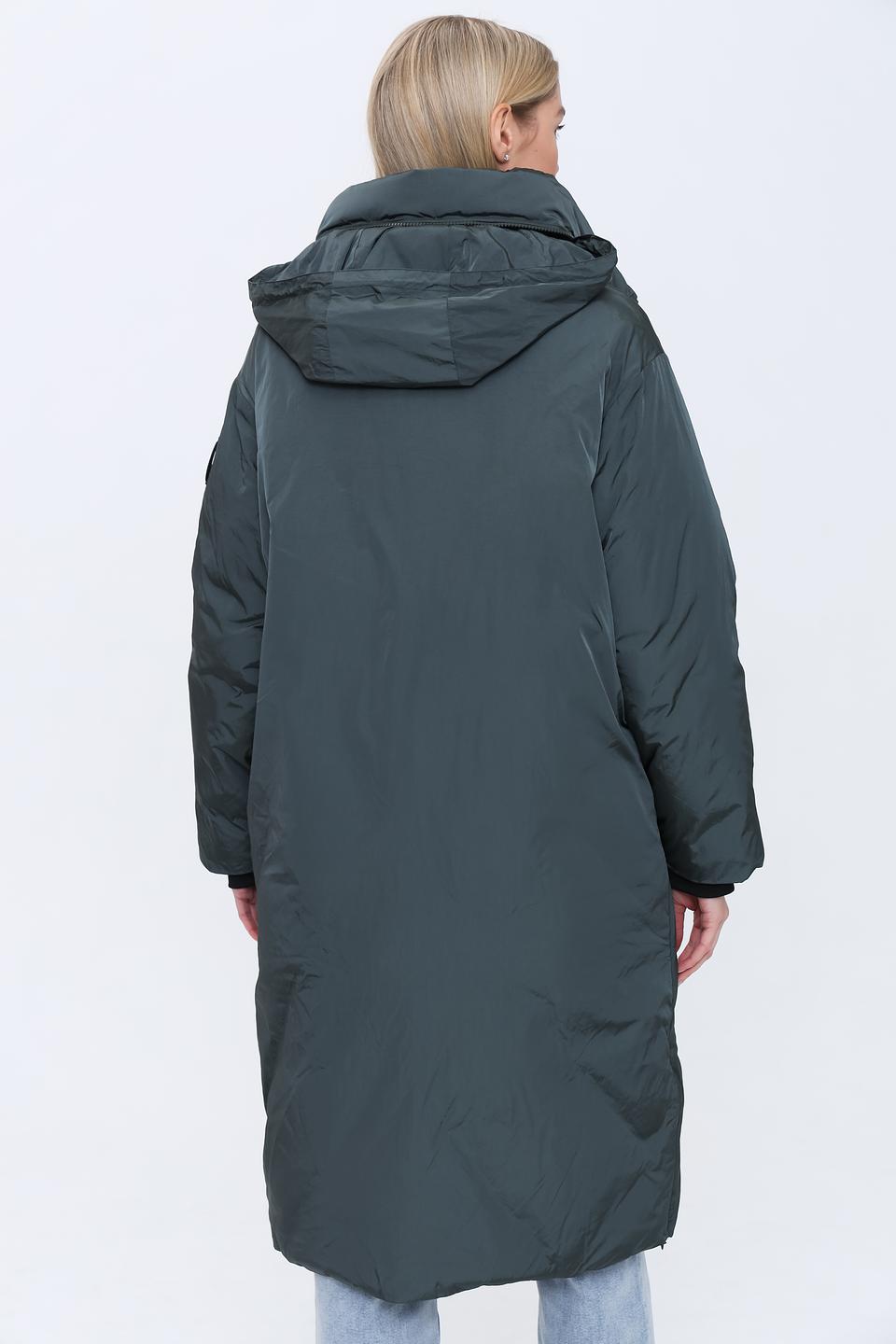 Пальто Bomboogie стеганое зелёное