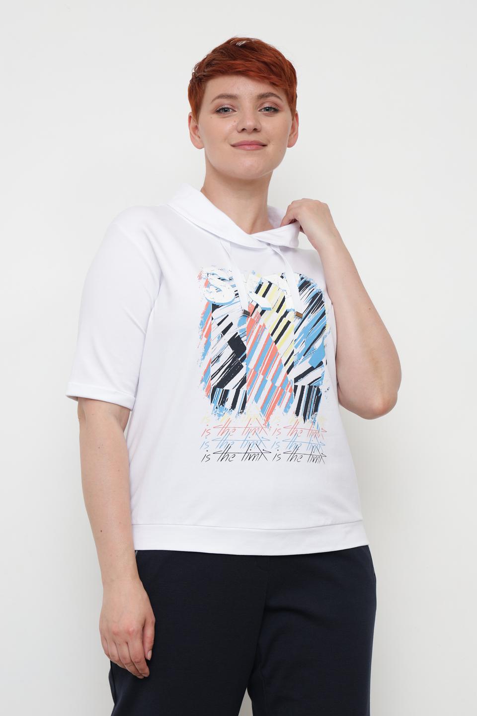 Футболка Thomas Rabe с принтом белая