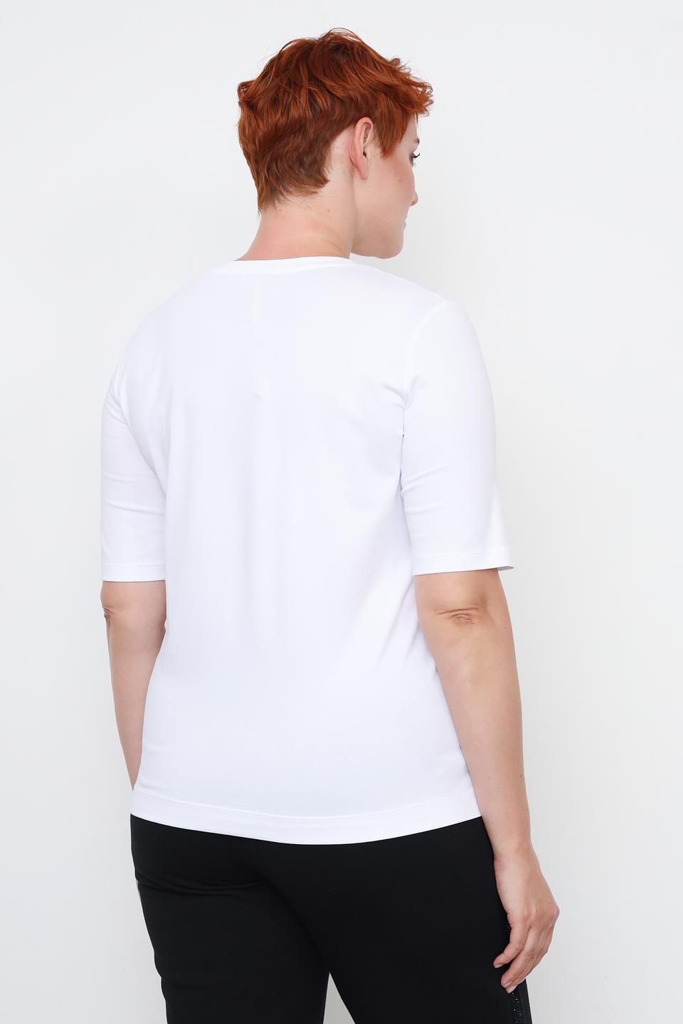 Футболка Margittes с декором JOY белый