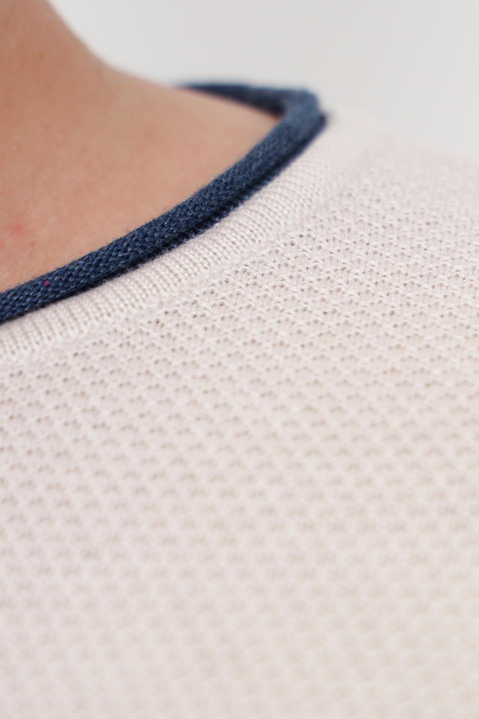 Пуловер Rabe collection с принтом бежевый