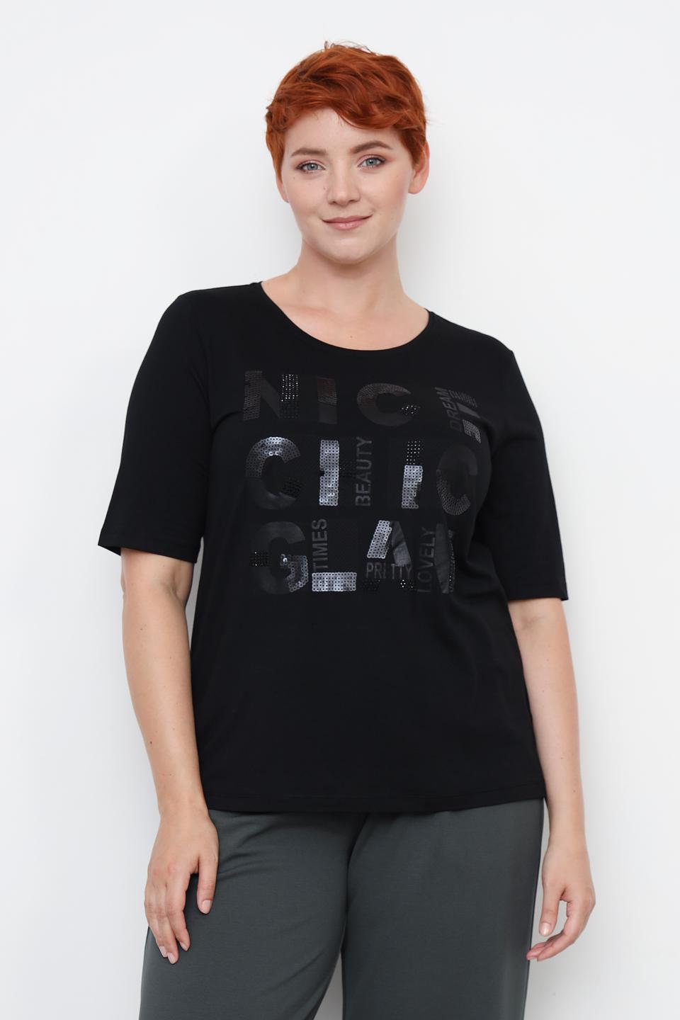 Футболка Via Appia DUE женская черная