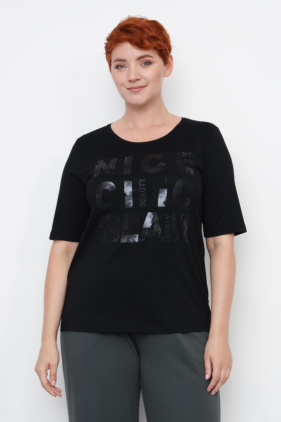 Футболка Via Appia DUE женская черная