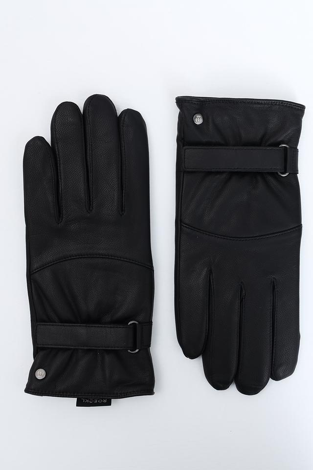 Перчатки кожаные Roeckl чёрные