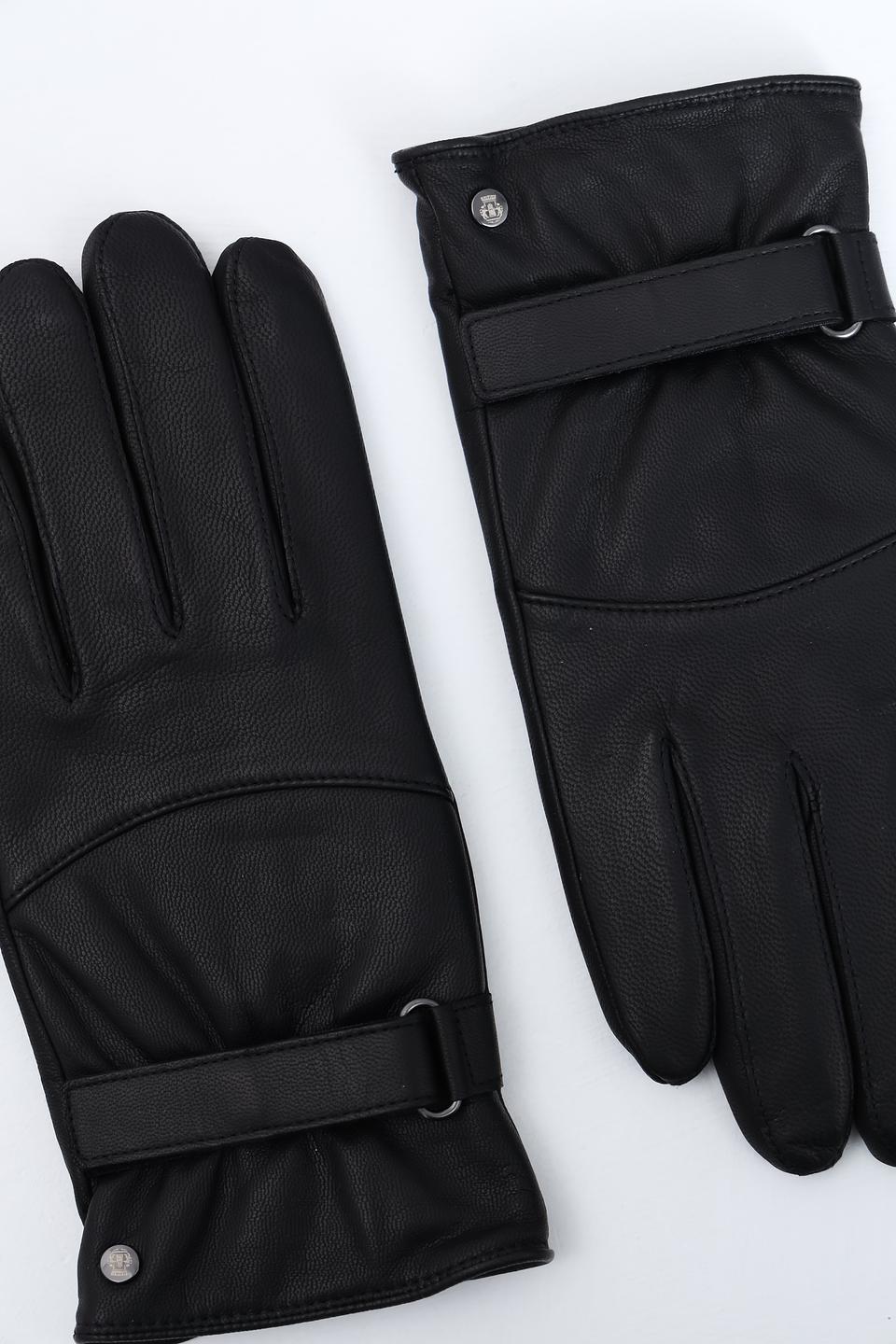 Перчатки кожаные Roeckl чёрные