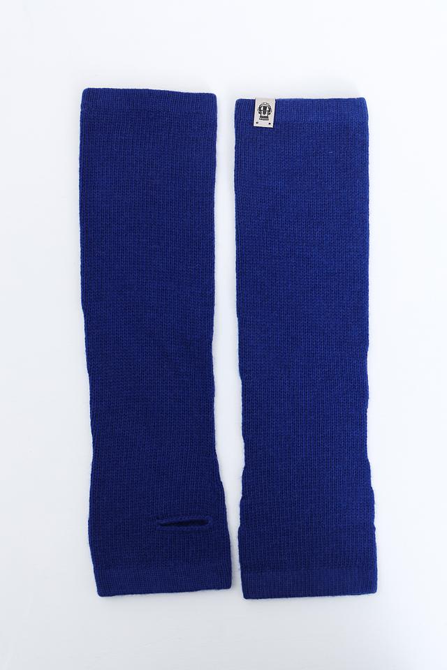 Перчатки Roeckl синие без пальцев