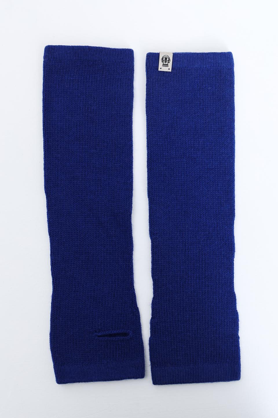 Перчатки Roeckl синие без пальцев