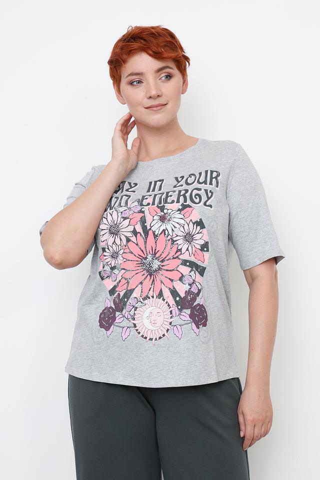 Футболка Via Appia с цветочным принтом