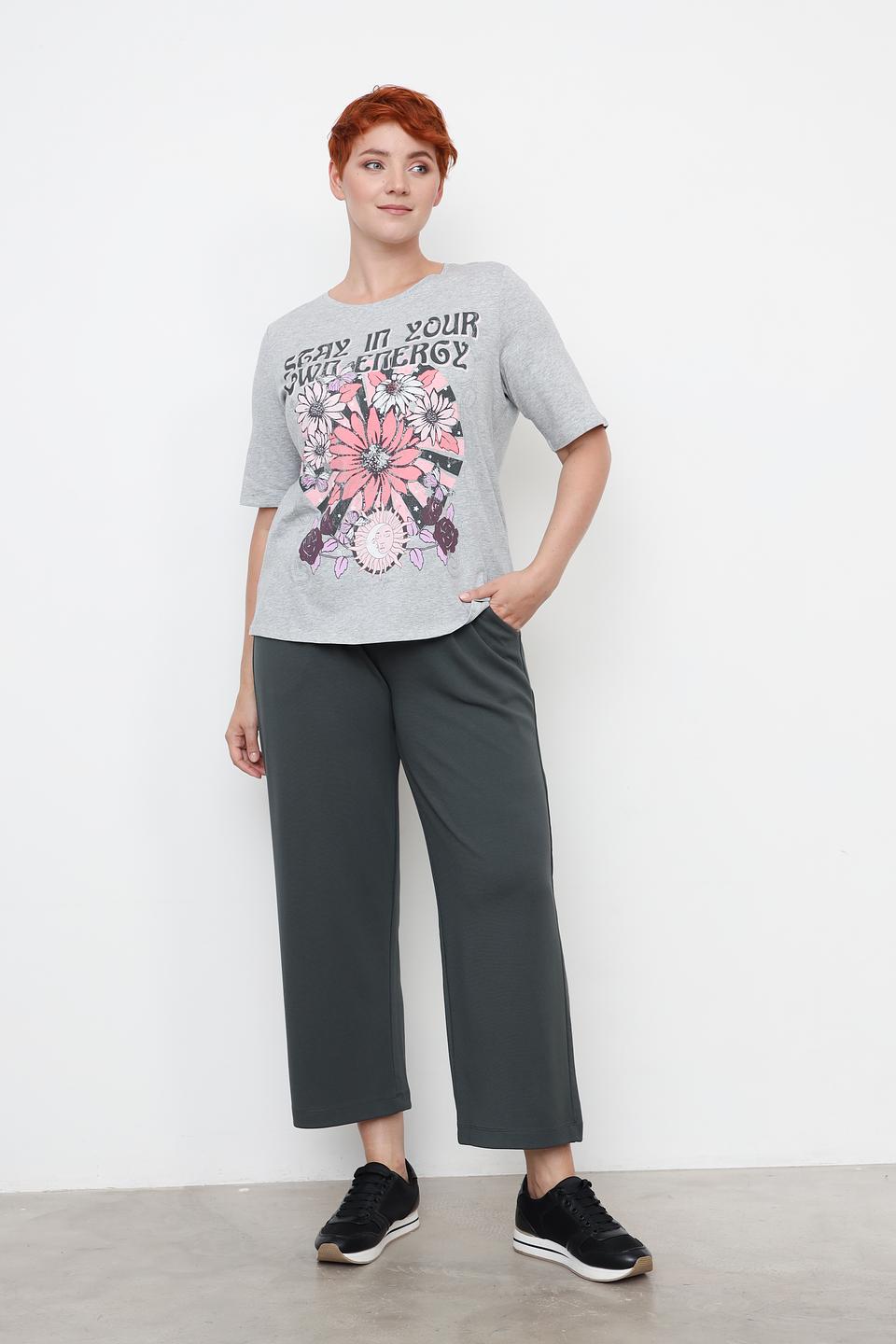 Футболка Via Appia с цветочным принтом